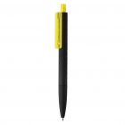 X3 zwart smooth touch pen, geel - 1