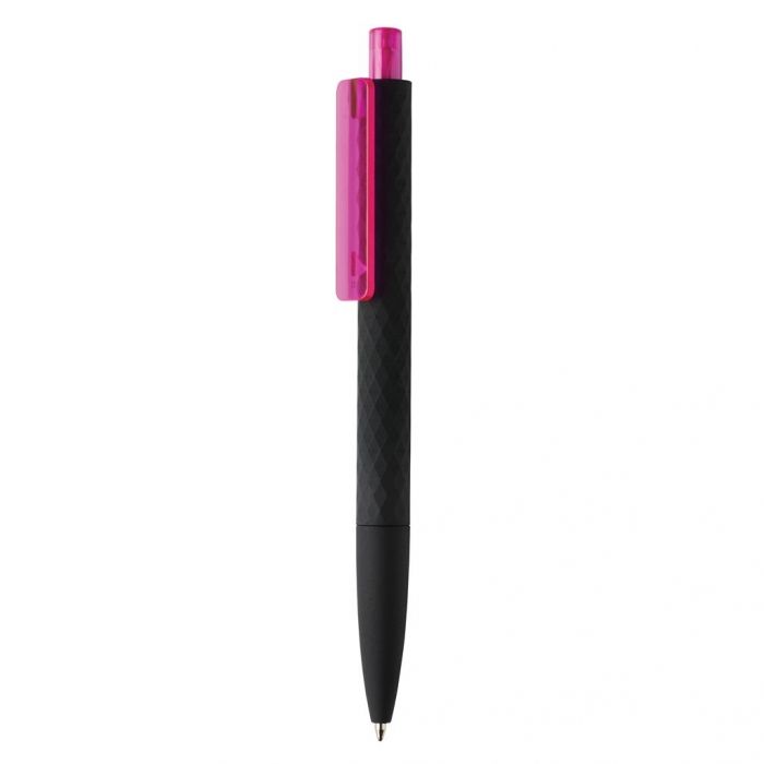 X3 zwart smooth touch pen, roze - 1