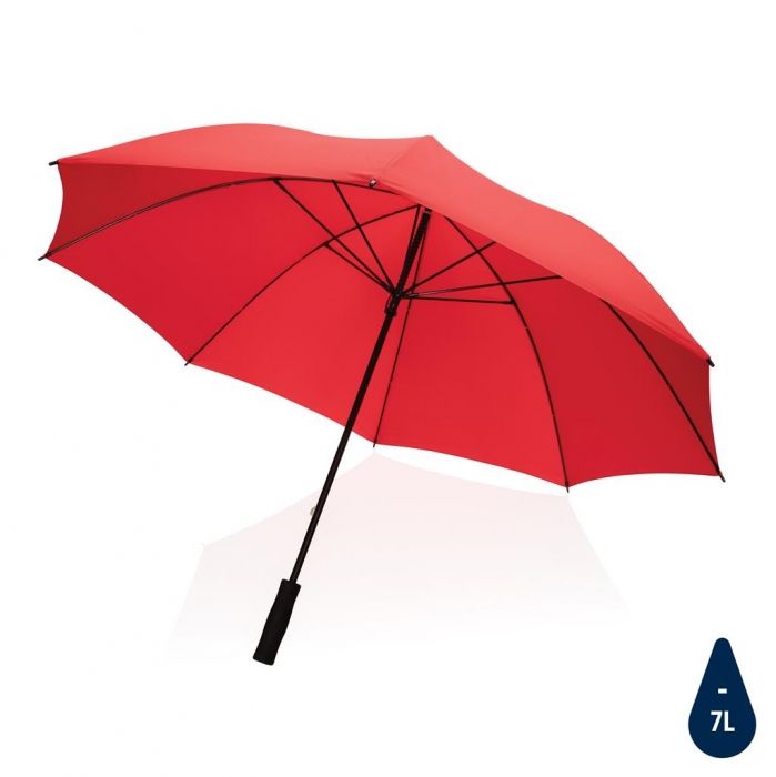 30" Impact AWARE™ RPET 190T storm proof paraplu, rood - 1