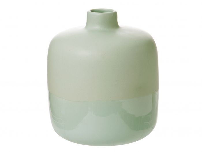 Vase Shade Dip medium mint green ceramic - 1