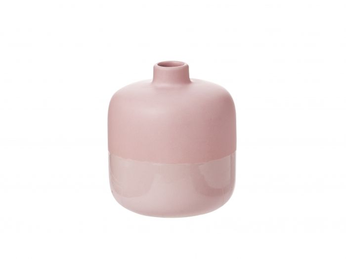 Vase Shade Dip small light pink ceramic - 1