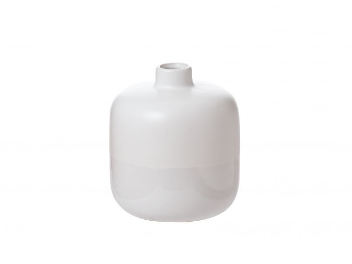 Vase Shade Dip small white ceramic - 1