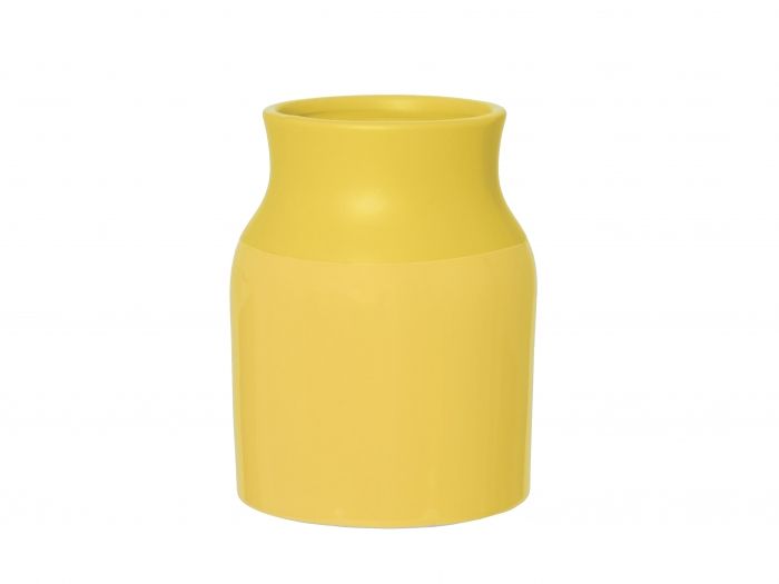 Vase Sturdy Dipped ceramic yellow - 1