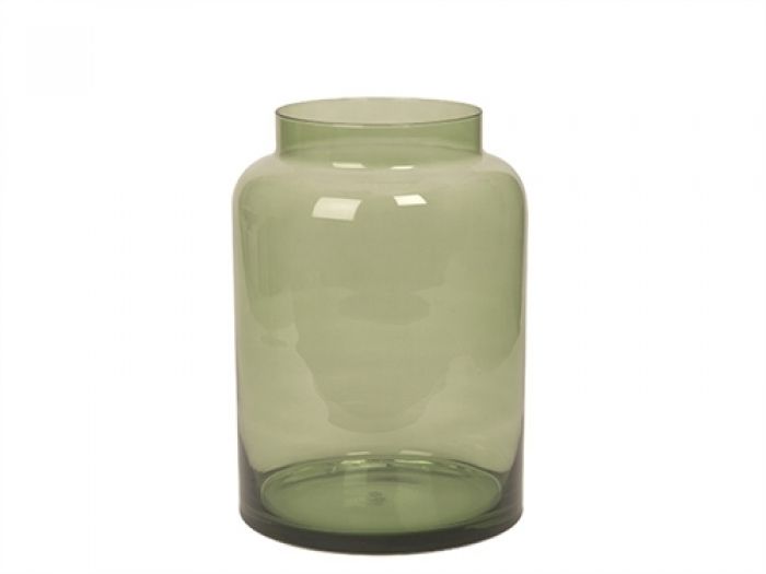 Vase Pure green transparent glass - 1