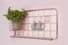 Kitchen rack set Open Grid copper plated - 1
