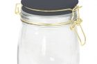 Storage jar Candy glass medium, night blue lid - 2