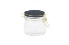 Storage jar Candy glass small, night blue lid - 1