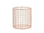 Utensils basket Wired Raster steel copper plated - 2