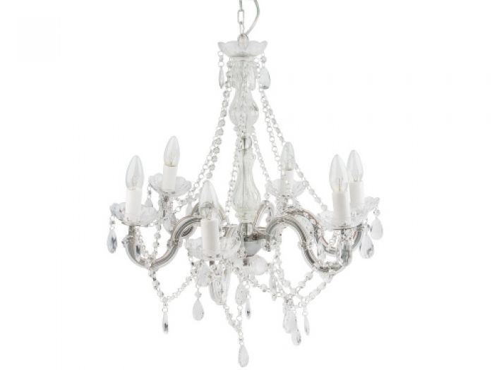Lamp Chandelier Gypsy clear 6 arms, D.57cm - 1