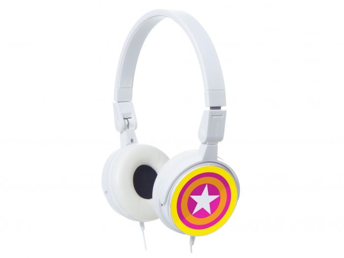 Headphone Colourful Star yellow, BOX32 Design - 1