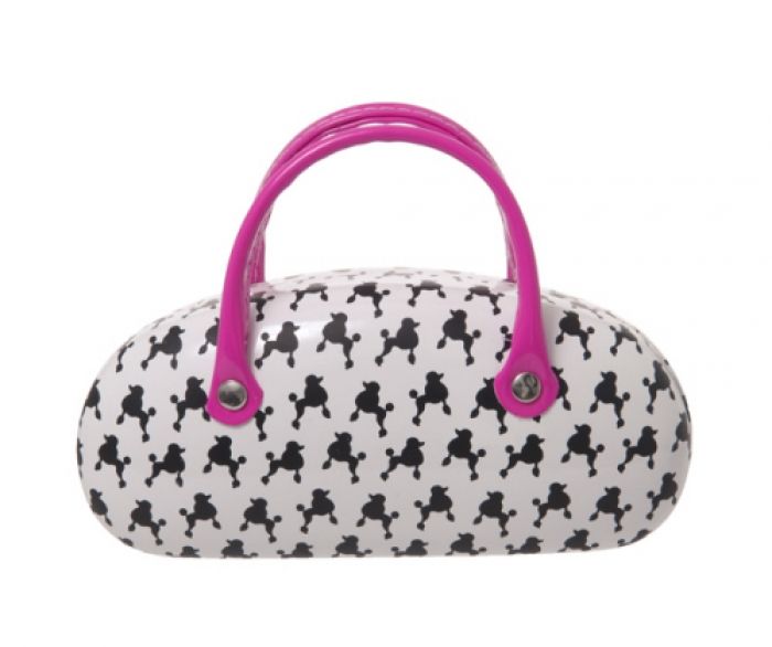 Sunglasses case Poodle white - 1